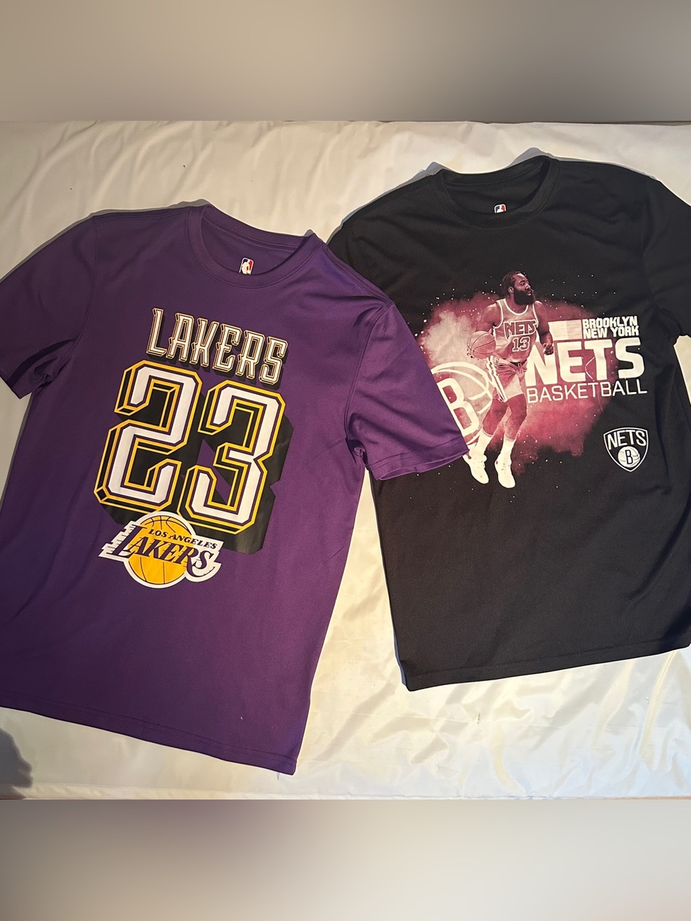 2 NBA Shirts Sz Mens Small